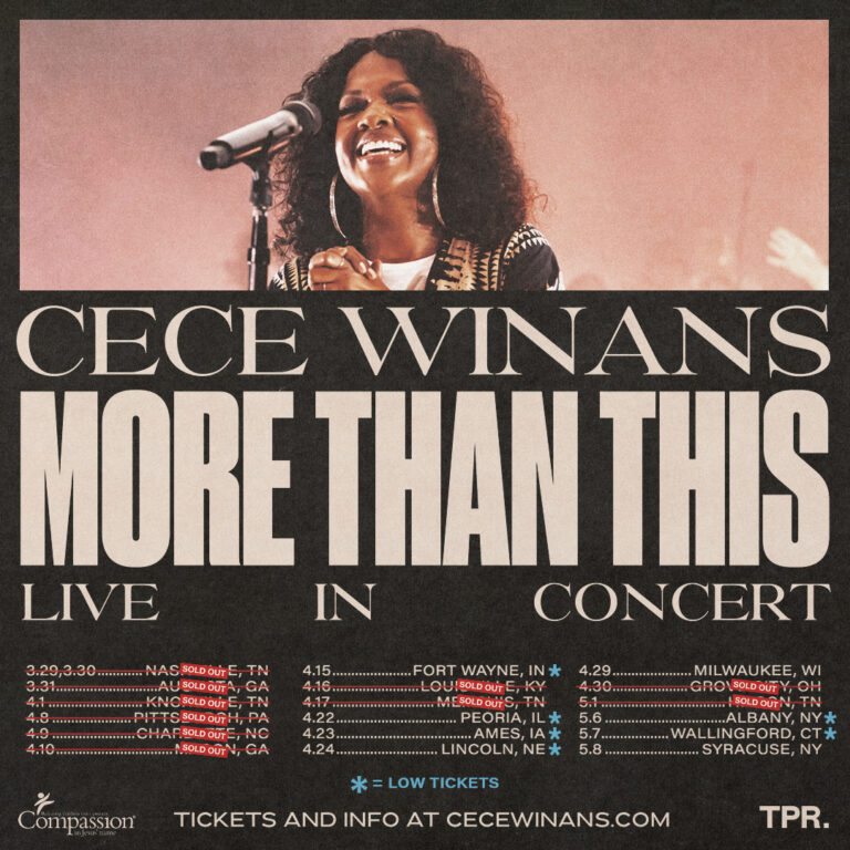 cece winans more than this tour